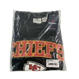 Kansas City Chiefs Shirt Mens 3XL Black NFL Fanatics Thermal Long Sleeve Crew